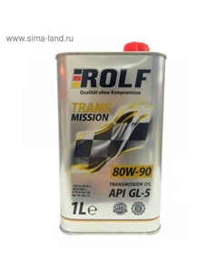 Трансмиссионное масло 80W-90 API GL-5 минеральное, 1 л Rolf