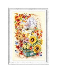 Набор для вышивания крестом «Яркая осень» Чудесная игла