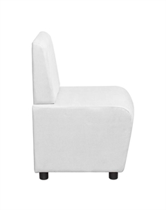 Кресло «. Лачи», велюр, 500×550×770 мм, цвет белый Клик мебель