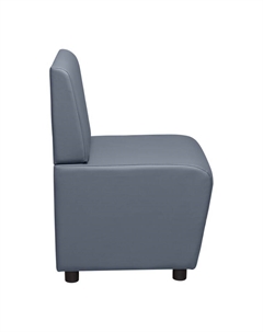 Кресло «. Лачи», экокожа, 500×550×770 мм, цвет серый Клик мебель