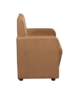 Кресло «. Поли», велюр, 660×550×770 мм, цвет коричневый Клик мебель