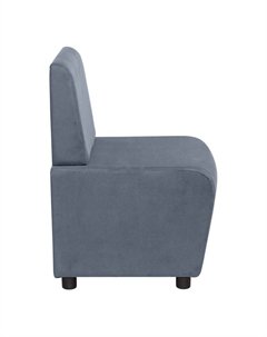 Кресло «. Лачи», велюр, 500×550×770 мм, цвет серый Клик мебель