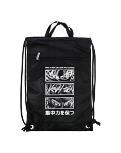 Мешок для обуви на шнурке, с принтом, размер 46×1×33 см, чёрный Devente