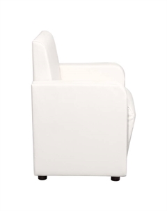 Кресло «. Поли», экокожа, 660×550×770 мм, цвет белый Клик мебель