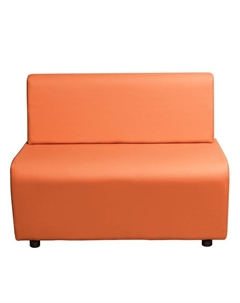 Диван офисный «. Лачи», экокожа, 1000×550×770 мм, цвет оранжевый Клик мебель