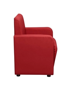 Кресло «. Поли», экокожа, 660×550×770 мм, цвет красный Клик мебель