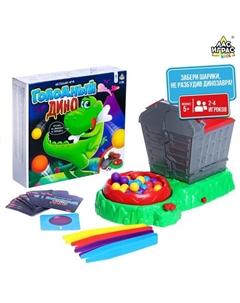 Настольная игра для детей на внимание «Голодный дино», 2-4 игрока, 7+ Лас играс kids