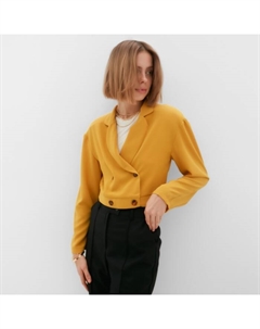 Жакет женский : Green trend, горчичный, размер 48 Minaku