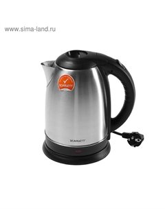 Чайник электрический Scarlett SC-EK21S60, 1.8 л, 1800 Вт, серебристый