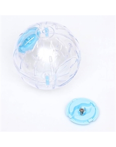 Шар для грызунов с подсветкой "", 14 см, синий Пижон