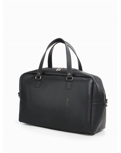 Сумка дорожная на молнии, длинный ремень, чёрная Bagsland