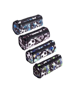 Пенал-тубус школьный «Футбол», на молнии, 2 отделения, МИКС Calligrata