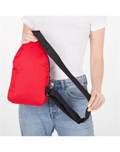 Сумка-слинг из текстиля, «», цвет красный Зфтс