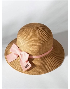 Шляпа для девочки, коричневая, размер 54 Minaku