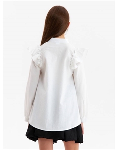 Блузка для девочки, белая, рост 152 см Minaku