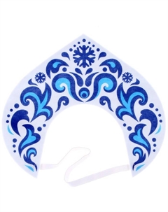 Кокошник карнавальный «Снежная принцесса», фетра Волшебная маска