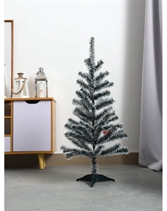 Искусственная ёлка с инеем «. Радуга», 90 см, d нижнего яруса 40 см, d иголок 6 см, 90 веток ПВХ веток отгибаются Зимнее волшебство