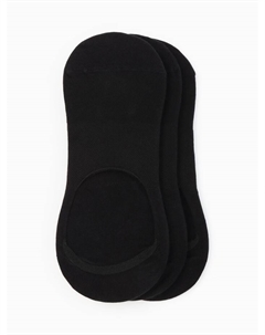 Следки спортивные с компрессией, 3 пары, размер 35-38, чёрные Resport