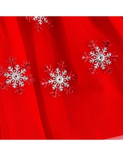 Карнавальный костюм новогодний «Яркая санта», рост 116-122 см, платье, ободок Волшебная маска