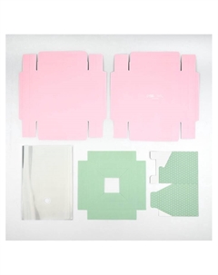 Коробка для цветов с вазой и пластиковыми окнами складная «Нежность», 16 х 23 х 16 см Дарите счастье