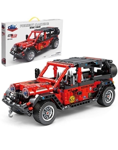Конструктор инерционный «Внедорожник», коллекционная модель, 664 детали Gao bo le