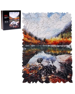 Пазл фигурный «Горная река», 110 деталей, 28,8 × 20,2 см Melograno puzzle