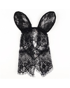 Карнавальный набор «Изящная кошечка»: ободок, корсет, чокер, перчатки, чулки, р-р 42-46, чёрный Волшебная маска