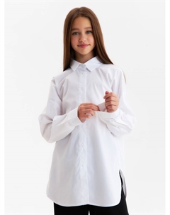 Рубашка для девочки, белая, рост 128 см Minaku