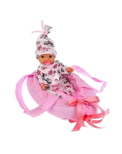 Пупс «Эля» в переноске, 22 см Пластмастер