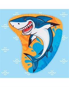 Полотенце пляжное «Акула», 130×150 см Этель