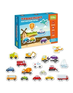 Магнитная игра «Транспорт» El bascokids