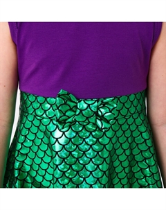 Карнавальный костюм «Морская принцесса», рост 110–122 см, платье, заколка Волшебная маска