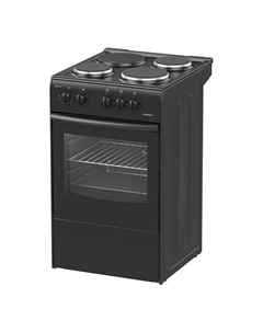 Плита Darina S EM 331 404 At, электрическая, 3 конфорки, 50 л, чёрная