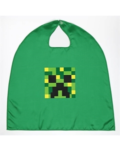 Карнавальный набор «Кубо-мир», плащ, маска, цвет зелёный Волшебная маска