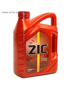 Масло трансмиссионное GFT 75W-85, 4 л Zic