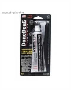 Герметик силиконовый черный 85 г Done deal