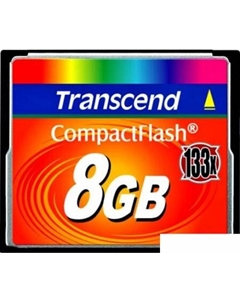 Карта памяти 133x CompactFlash 8 Гб (TS8GCF133) Transcend