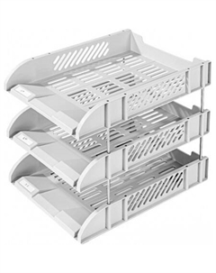 Лоток для бумаг 9217 (серый) Deli