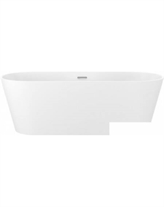 Shell 180x80 28170401R (отдельностоящая ванна белый глянец, экран, ножки, сифон-автомат хром) Wellsee