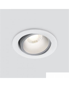 Точечный светильник 15267/LED 7W 4200K (белый-серебро) Elektrostandard