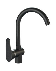 Смеситель Карельский камень КМ005/Q4 (черный) Marrbaxx