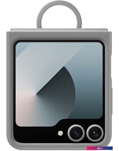 Чехол для телефона Silicone Case Galaxy Z Flip6 (серый) Samsung
