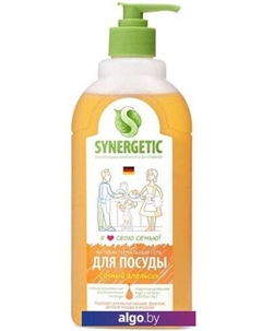 Средство для мытья посуды Апельсин 1 л Synergetic