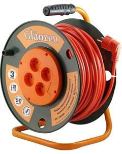 Удлинитель EB-50-008 (50 м, оранжевый) Glanzen