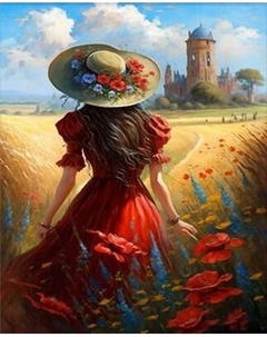 Картина по номерам Молли Полевой пейзаж 40x50 / HR0614 Molli