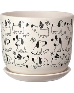 Вазон Композит Собаки №3 / КС-Бук3-290-03