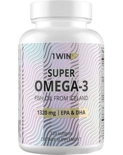Жирные кислоты 1WIN Omega-3 высокой концентрации 1win