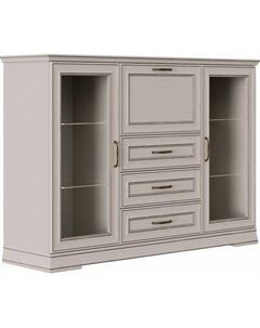 Тумба Black Red White Florencia с подсветкой / KOM2W3S1B Black red white