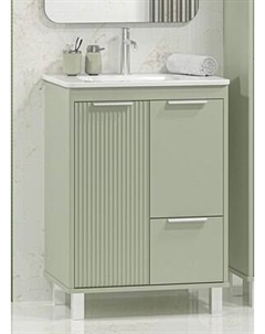 Тумба под умывальник Brevita Risacca Pistachio 60 / RIS-06060-0842Я