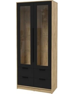 Шкаф с витриной Интерлиния Концепт КТ-ШВ2